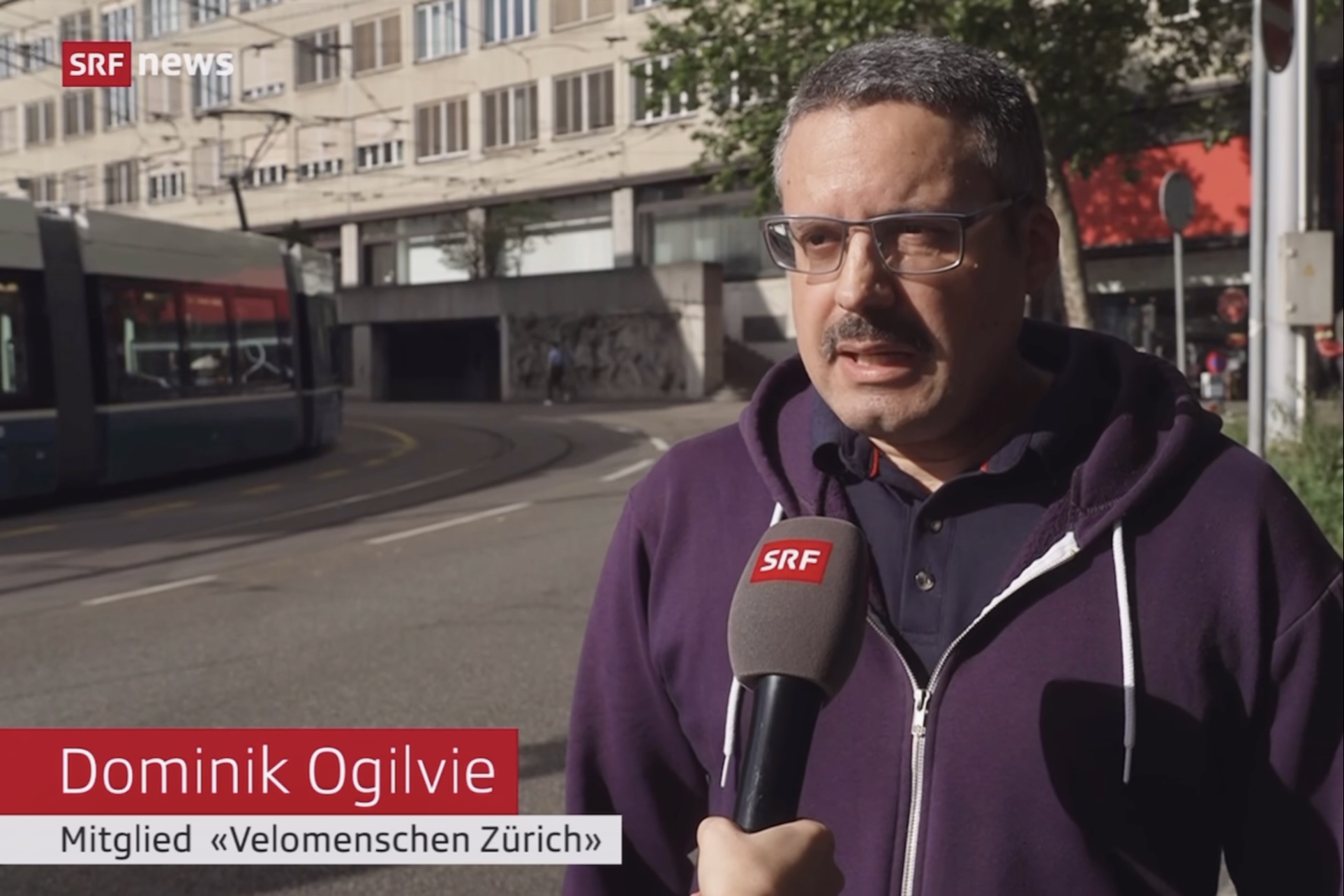 Dominik Ogilvie im Interview in Schweiz aktuell, SRF1